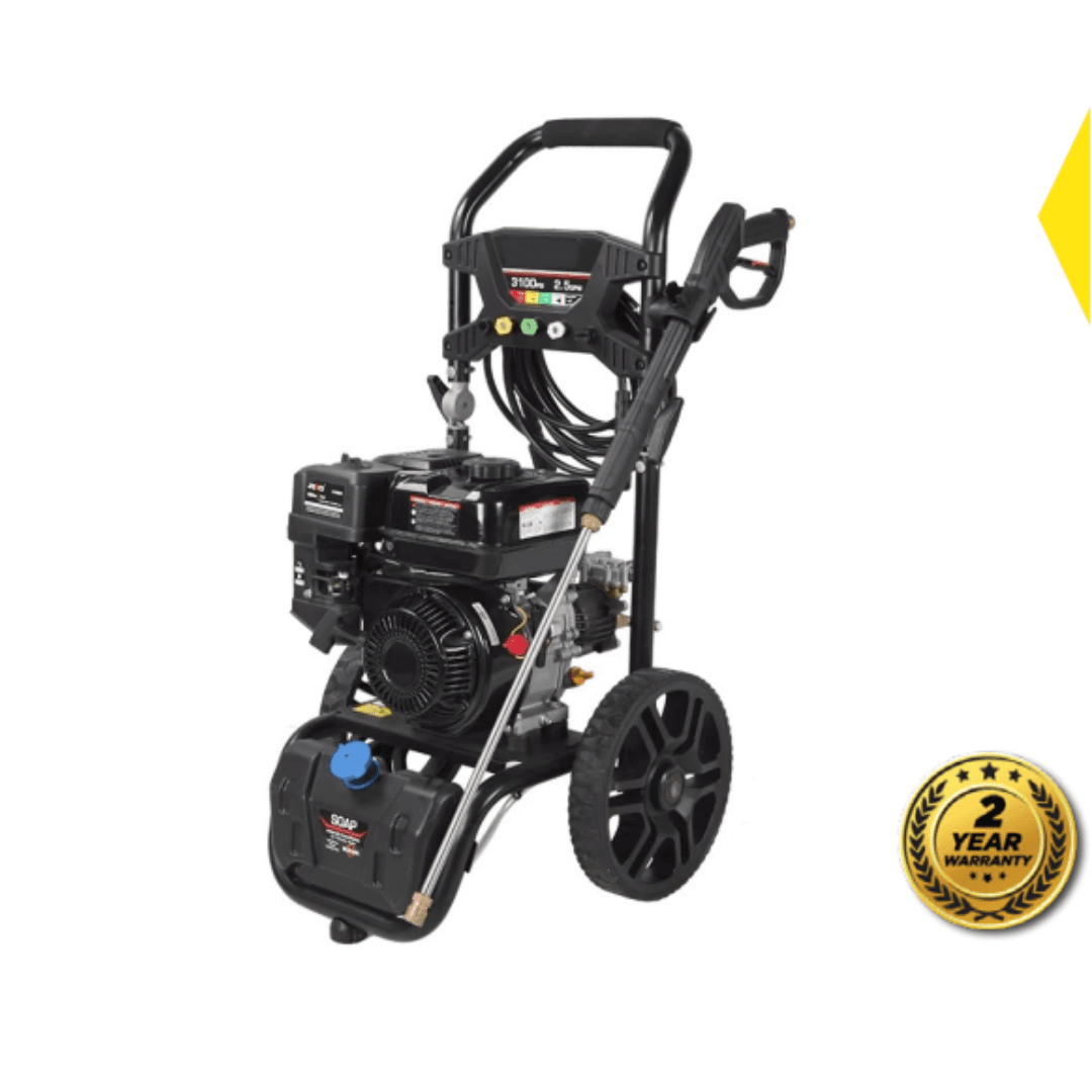 SCONA Dolly Style Gas Powered Pressure Washer – 220 Bar (3200 PSI), 9.5 LPM with 224cc Champion Engine